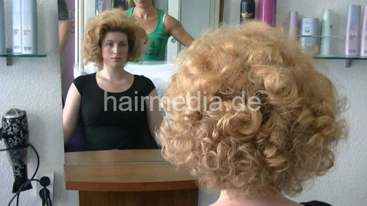1213 Janka 2 salon forwardshampoo fresh styled hair ear and face by mature barberette