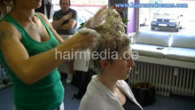 Load image into Gallery viewer, 1213 Janka 2 salon forwardshampoo fresh styled hair ear and face by mature barberette