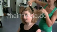 Laden Sie das Bild in den Galerie-Viewer, 1213 Janka 1 salon forwardshampoo hair ear and face by mature barberette