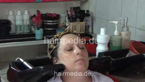 Family Perm Day JelenaM shampoo by barber and perm by barberette