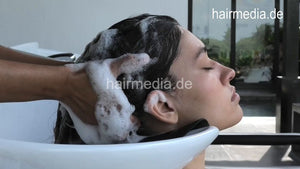 359 Julan several shampooing backward, haircare and blow out
