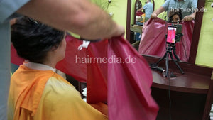 2303 KatharinaM 1 by salonbarber shampooing in red cape and multicaping thickhair