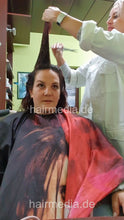 Cargar imagen en el visor de la galería, 1246 Katja 2 by Alena apron buzzcut haircut and blow vertical video