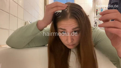 1076 Klara self forward XXL hair over tub shampooing blow and style