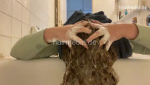将图片加载到图库查看器，1076 Klara self forward XXL hair over tub shampooing blow and style