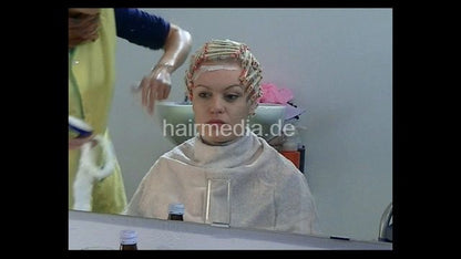 Laura Klara: Klara blonde perm Part 1