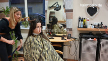 Load image into Gallery viewer, 7113 KseniaK Sept 3 caping and haircut by MichelleH