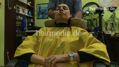 Lena by barber shampoo and wetset complete facecam video