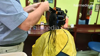Lena 2 by barber wetset long dry hair controlled by Valentina