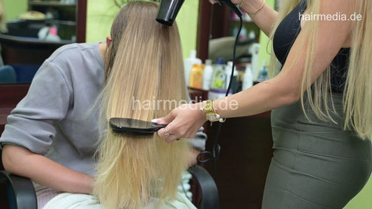 543 LinaW teen by Soraya first run forward shampooing and blow out forward