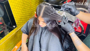 9149 Long Hair Highlights Of Surbhi And Straightened Hair