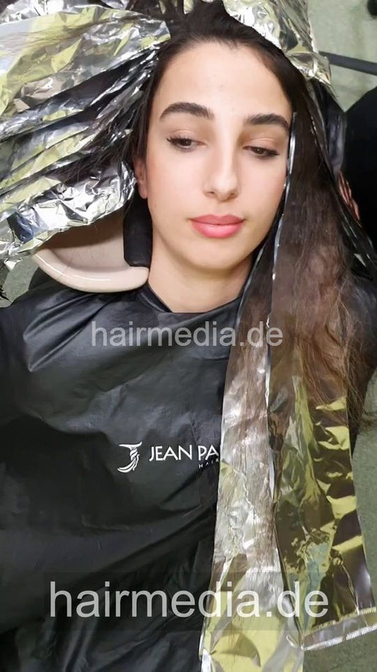 4122 Mahshid by Leyla extra vertical video shampoopart very thick XXL hair and braiding