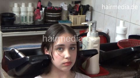 MajaM - shampoo, wetset, braid updo, teen