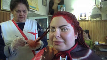 Charger l&#39;image dans la galerie, 4114 Masha teen going red, hair and face shampoo by barber