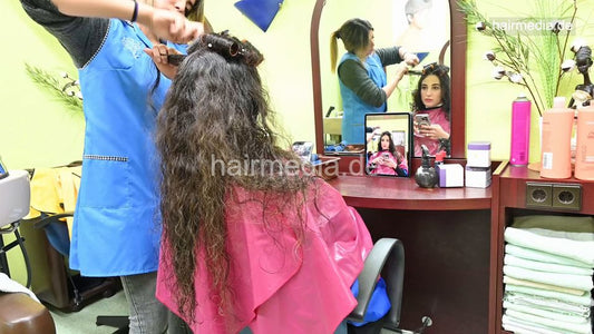 1252 Mahshid by AliciaN 2 multicaped wetset by barber XXL hair and dryer