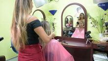 将图片加载到图库查看器，7117 MichelleH by Zoya 1 backward salon shampooing in tie closure pvc shampoocape