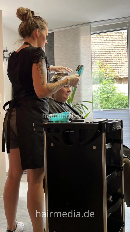 1269 Mike Perm 2 and in salon along with Yvonne slideshow and videos