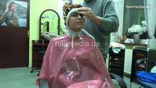 Cargar imagen en el visor de la galería, 7117 Nora 5 perm by barberteam in tie closure pvc shampoocape