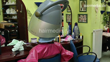 Cargar imagen en el visor de la galería, 1244 Rahel AS custom 3 under the dryer and finish by barber