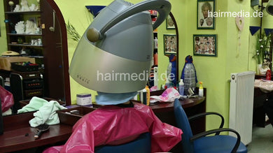 1244 Rahel AS custom 3 under the dryer and finish by barber