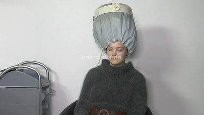 Sarasa - complete video: backward shampoo, bowl haircut, second haircut, rollerset, bleaching, dying, haircut, perm, short perm