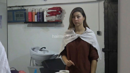 2206 Sari shampoo day at Melody Salon - first self hairwash
