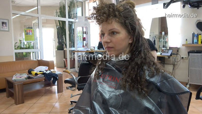 7203 Second 1 dry haircut long thick curly hair
