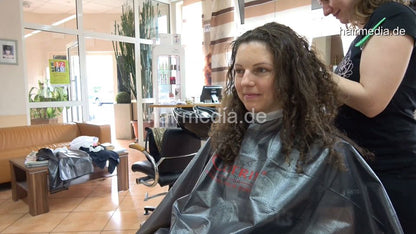 7203 Second 1 dry haircut long thick curly hair
