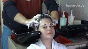 6229 Slobodanka shampoo, haircut and metal rollers wetset