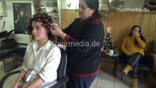 Load image into Gallery viewer, 6229 Slobodanka shampoo, haircut and metal rollers wetset