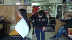 6229 Svetlana shampoo, haircut self blow out