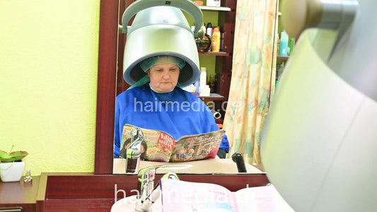 2303 TanjaM mature lady 3 by salonbarber under the dryer and finish
