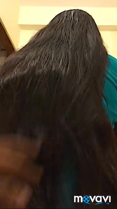 9149 Thick Longhair Oiling Session For Peaceful Married Life