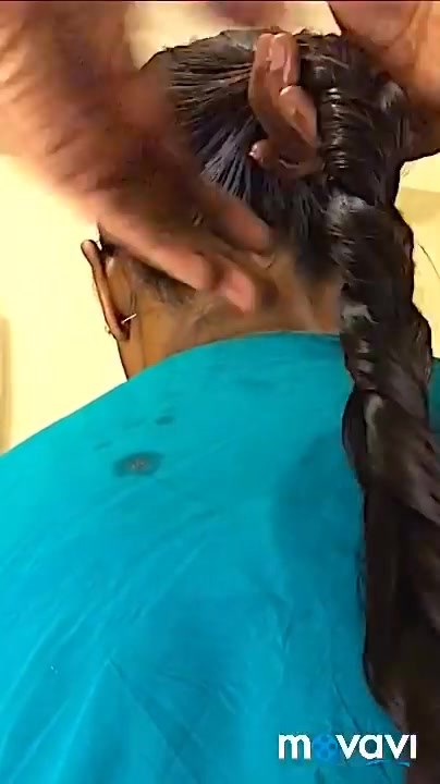 9149 Thick Longhair Oiling Session For Peaceful Married Life