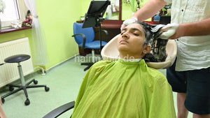 2303 Indian Rapunzel Vaishali by salonbarber shampoo and blow dry