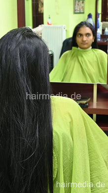 2303 Indian Rapunzel Vaishali by salonbarber shampoo and blow dry vertical video