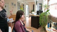 Cargar imagen en el visor de la galería, 7203 Victoria 1 long hair drycut dry haircut