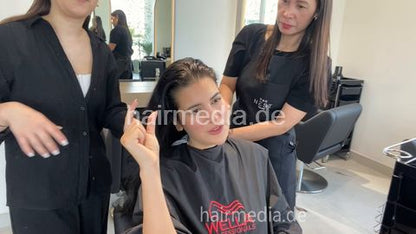 1255 AlinaR Dubai 250901 tint shampoo and blow