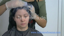 Load image into Gallery viewer, 1213 blue upright shampoo by Domenica in perm rods