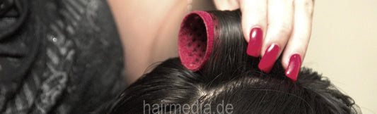 7045 AnjaHe 7 wet set fresh permed hair