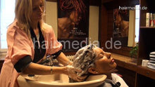 Laden Sie das Bild in den Galerie-Viewer, 6158 PetraK 1 pampering relaxing backward salon shampooing by Dzaklina