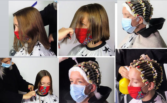 Jenny 0409 perm complete dry haircut and perm, facemask