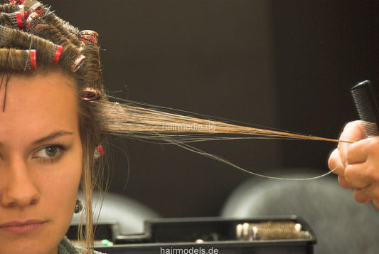 6056 3 set thick hair on metal rollers