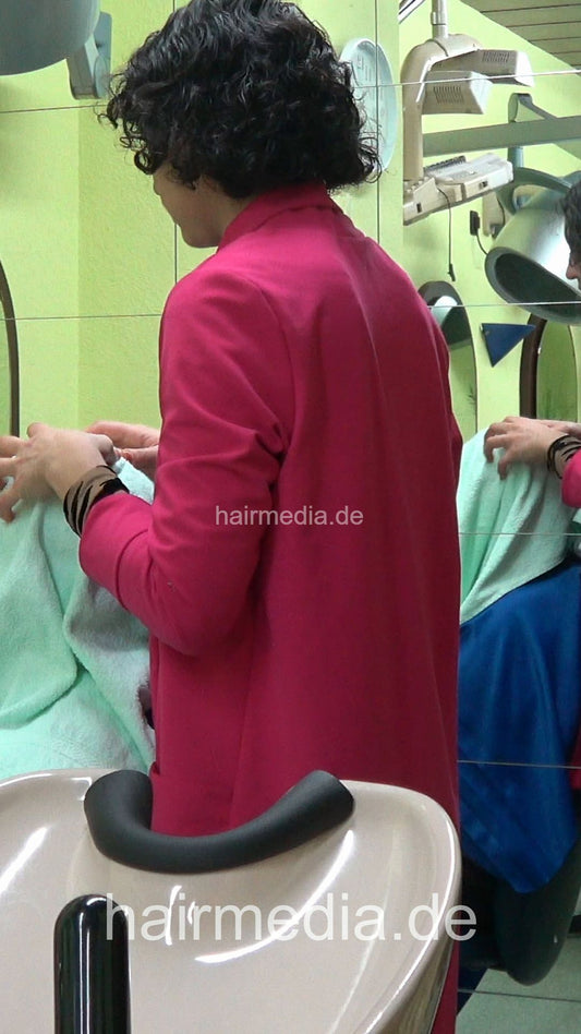 2303 Emma doing male client - vertical video