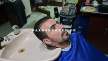 Load image into Gallery viewer, 2300 MM by salonbarber 1 backward shampooing blue nylon cape