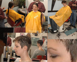 846 Nadine haircut and buzz by truckdriver DVD