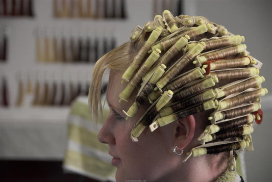 738 SandraM shampoo and  perm complete 35 min video for download