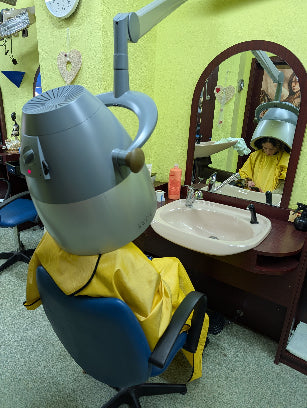 1050 Leyla 260309 Private Livestream Education Long Hair Care And Hood Dryer