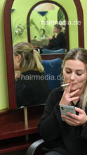 Load image into Gallery viewer, 6223 VanessaH and MichelleH smoking in salon -vertical video
