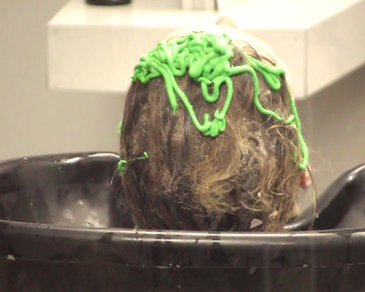 9080 forced food, milk, egg and color shampoo while chewing and earphones
